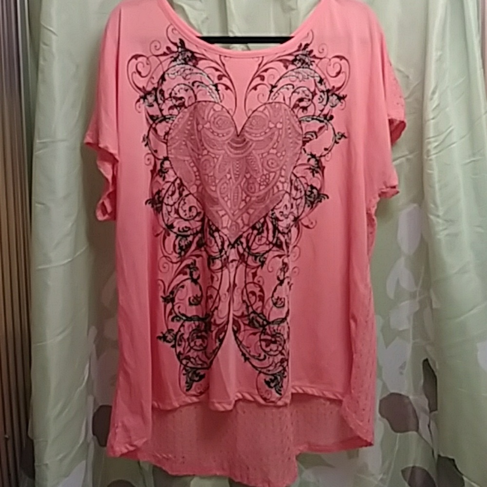 Women's coral top by Hybrid